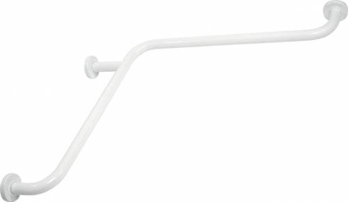 Maner de sustinere dublu Ferro Metalia Help 57 cm alb pentru persoane cu dizabilitati