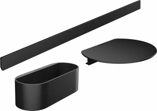 Set accesorii Hansgrohe AddStoris negru mat 3 piese