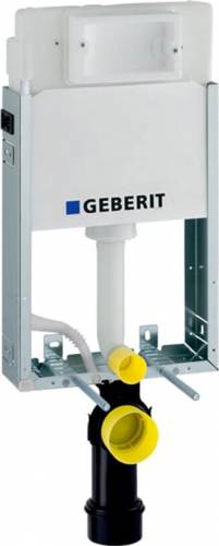 Rezervor incastrat Geberit Delta cu cadru Kombifix Basic pentru wc suspendat 108 cm