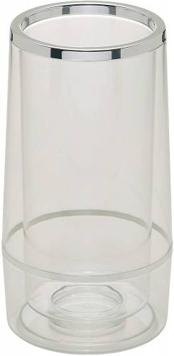 Racitor pentru sticle de vin - din plastic - Glacette Satin Transparent - O13xH24 cm