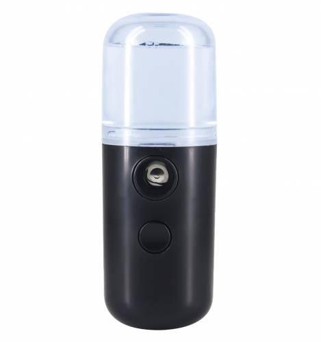 Mini umidificator cu ultrasunete - 4U(r) - USB - pentru Umidificare - Dezinfectare - Nebulizare - hidratare faciala - 30ml - Negru