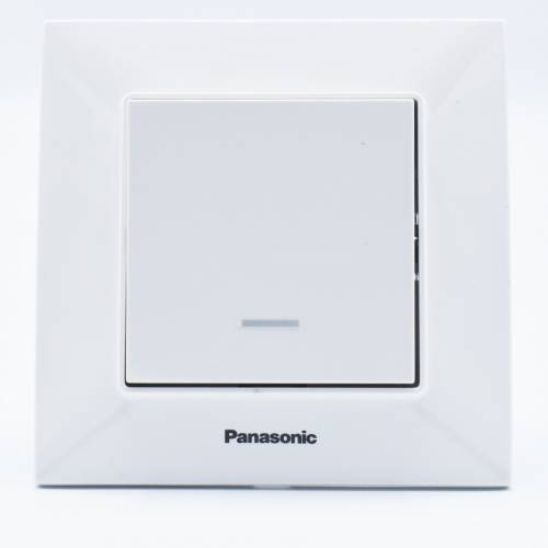 Intrerupator cu led 10A - IP20 - Alb - Panasonic Arkedia Slim