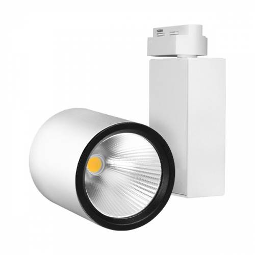 Spot LED pe sina - 30W - lumina rece(5000 K) - 2660 lm - alb - Braytron Plus