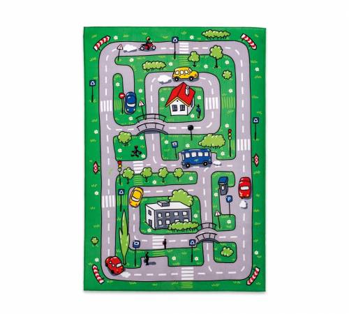 Covor pentru copii din PE Soft Traffic Multicolour - 100 x 150 cm