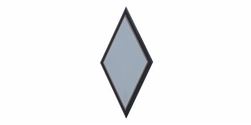 Oglinda decorativa Diamond Negru / Auriu - l49xH92 cm
