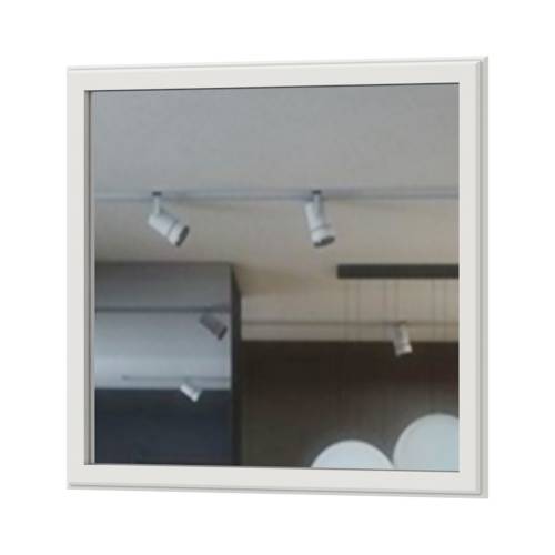 Oglinda decorativa cu rama din pal si MDF - Evergreen OG/EG Small Ivoir Mat / Pin Polar - l98xH82 cm