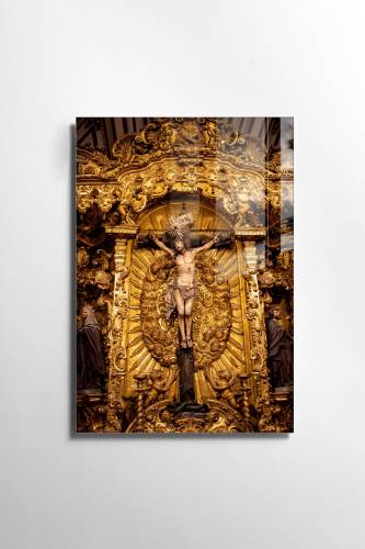 Tablou Sticla Jesus 1139 Multicolor - 30 x 45 cm