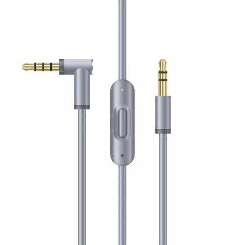 Cablu audio PadForce de 150m cu microfon RemoteTalk incorporat pentru casti Beats - Jack 35mm - Gri