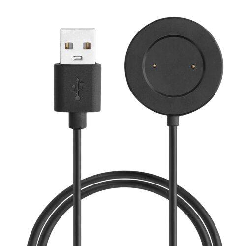 Cablu de incarcare USB pentru Realme Watch S - Kwmobile - Negru - Plastic - 5845601