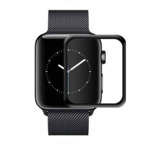 Folie de protectie iUni pentru Smartwatch Apple Watch 38mm Plastic Negru