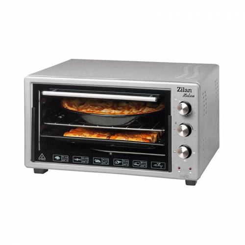 Cuptor electric ZILAN HELSON ZLN-3130 - GRI putere 1700W - 48L - timer 90 min - temperatura maxima 250 grade - 2 tavi incluse -