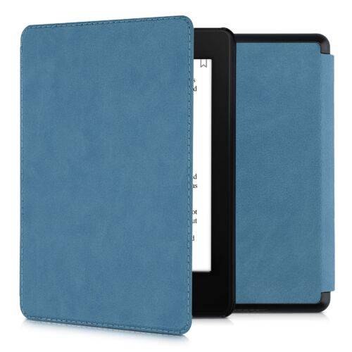 Husa pentru Amazon Kindle Paperwhite 11 - Kwmobile - Albastru - Piele ecologica - 5715978