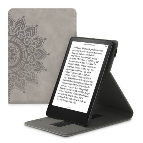 Husa pentru Amazon Kindle Paperwhite 11 - Kwmobile - Gri - Piele ecologica - 5626417