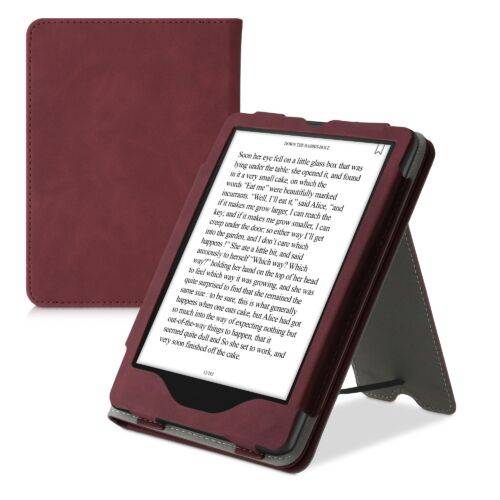 Husa pentru Amazon Kindle Paperwhite 11 - Kwmobile - Rosu - Piele ecologica - 5761920