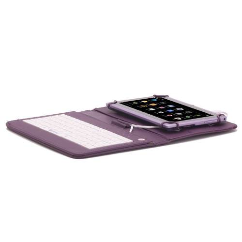 Husa Tableta 9 Inch Cu Tastatura Micro Usb Model X - Mov