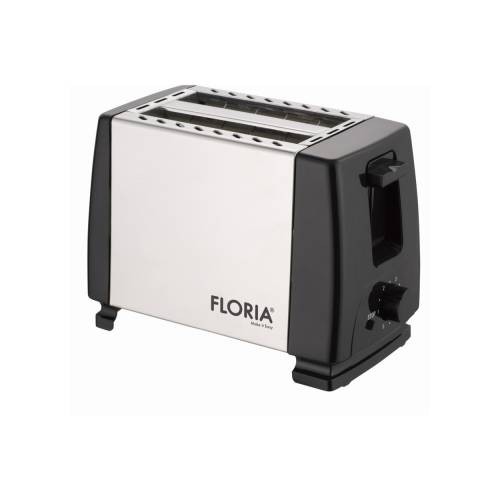 Prajitor de paine Floria ZLN1840 Negru/Inox - 700W - 7 nivele de control al temperaturii - buton de oprire