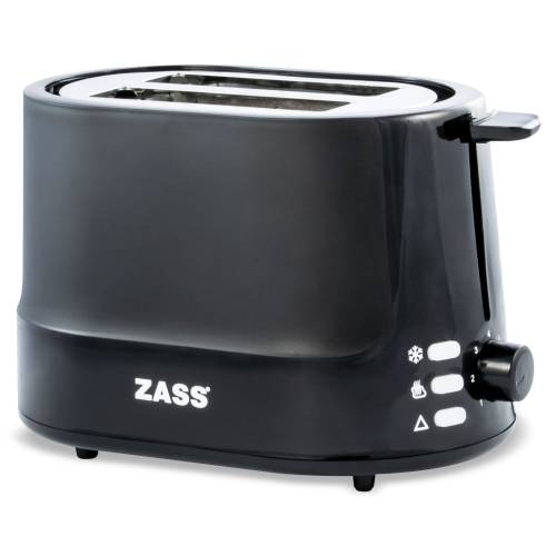 Prajitor de paine Zass ZST 10 BL Black Line - 850W - functie reincalzire / decongelare / anulare - oprire automata - tavita pentru frimituri