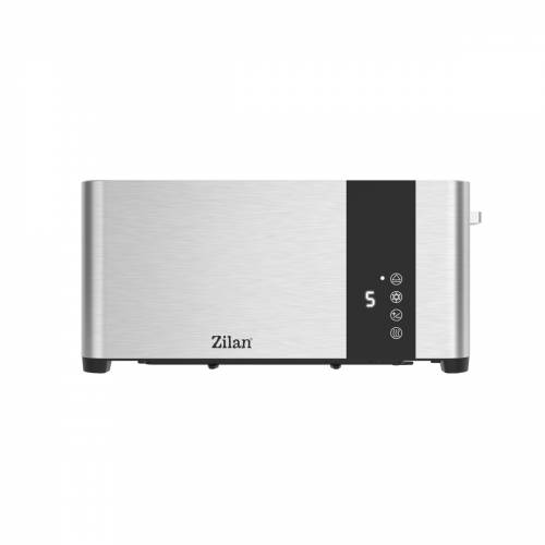 Prajitor de paine Zilan ZLN6234 Argintiun - ecran digital si tactil - putere 1400W - inox