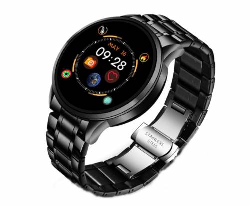 Ceas smartwatch business Lige BMG compatibil Android si IOS - notificari apeluri - mesaje - Display color 13 inch - monitorizare ritm cardiac -...