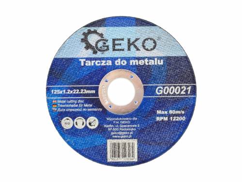 Disc pentru metal - 125x1 - 2 GEKO G00021