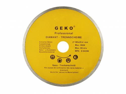 Disc diamantat continuu 180mmx254mm - Geko G00242