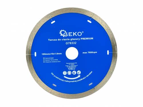 Disc de taiere a placilor 180mm - Geko PREMIUM G78332