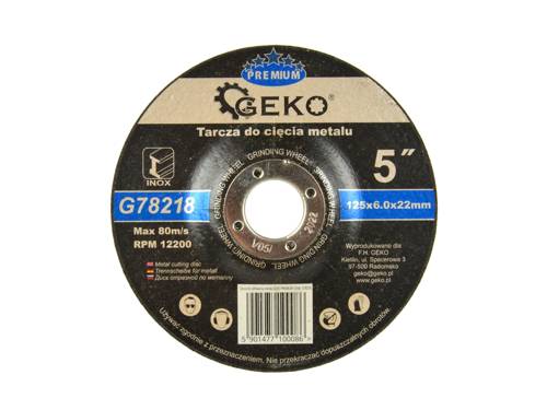 Disc pentru slefuit - GEKO PREMIUM - 125x6mm - G78218