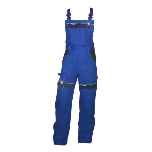 Pantaloni de lucru cu pieptar COOL TREND - albastru 52 albastru