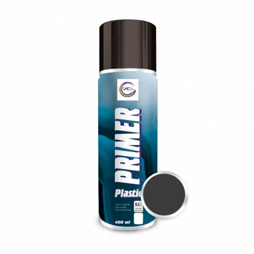 Spray vopsea Grund email pentru plastic (RAL9005) - 400 ml
