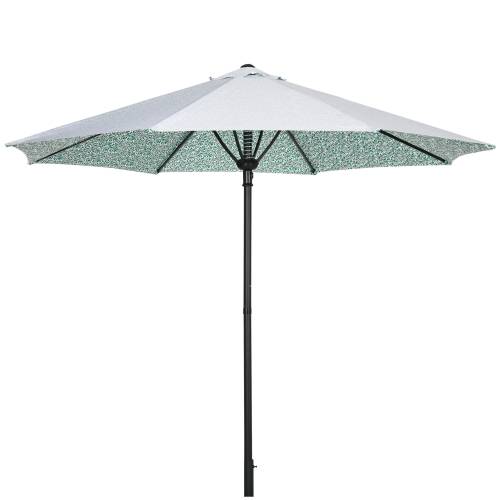 Outsunny Parasolar Umbrela de Gradina - Umbrela de Masa in Aer Liber Umbrela de Soare cu Copertina cu 8 Spite - Verde | RO