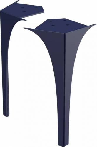 Set picioare fata pentru mobilier Oristo Louis 102 bleumarin mat 275 cm
