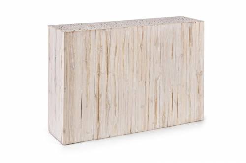 Consola din lemn de tec - Ermitas Natur - l109xA30xH79 cm