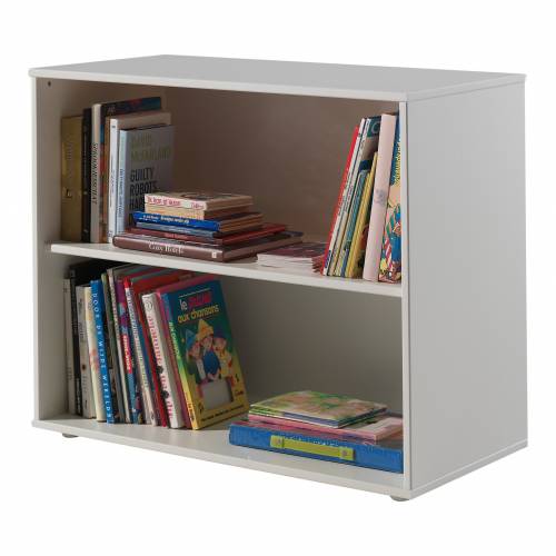 Biblioteca din MDF pentru copii Pino Alb - l85 - 5xA43 - 3xH71 - 8 cm