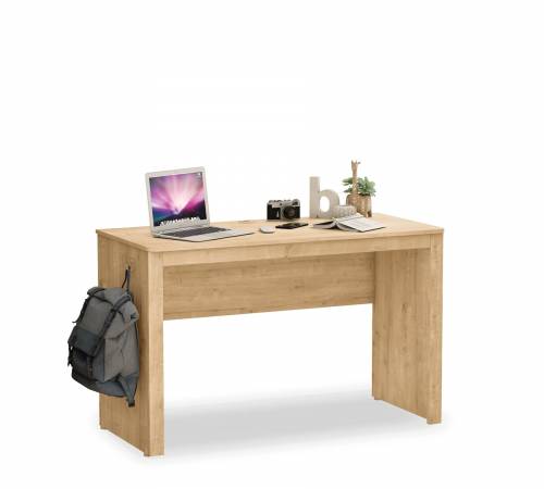 Masa de birou din pal - pentru tineret - Mocha Natur - L120xl55xH75 - 6 cm