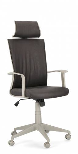 Scaun de birou ergonomic - tapitat cu stofa Gordon Negru - l64 - 5xA57 - 5xH121-131 cm